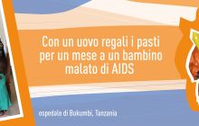 Con un uovo di Pasqua regali un mese di pasti a Bukumbi
